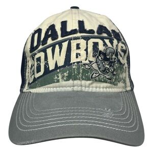 Reebok‎ Retro Sport Dallas Cowboys Hat S/M Vintage Distressed Cap NFL Licensed